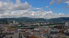 Blick auf Linz an der Donau