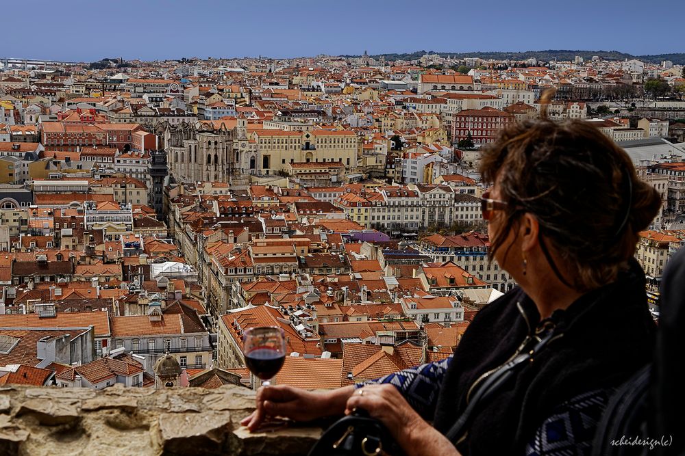 Blick auf Lissabon