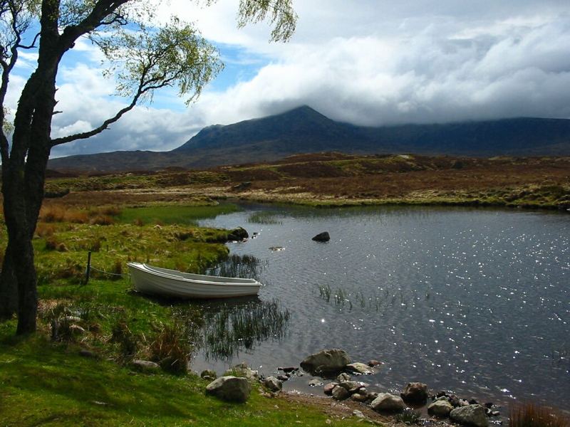 Blick auf Loch Ossian 2005