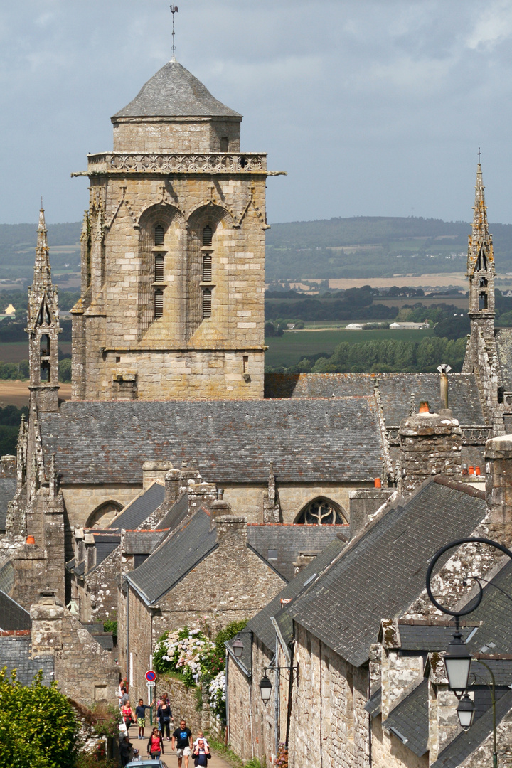 Blick auf Locronan