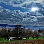 Blick auf Lörrach am Ostermontag