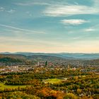 Blick auf Lörrach von Burg Rötteln