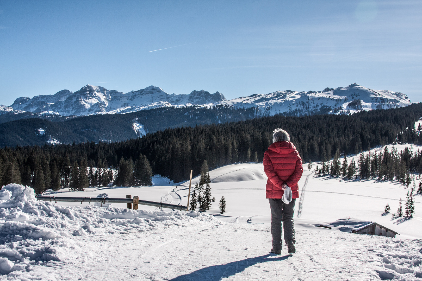 Blick auf Loferer Steinberge