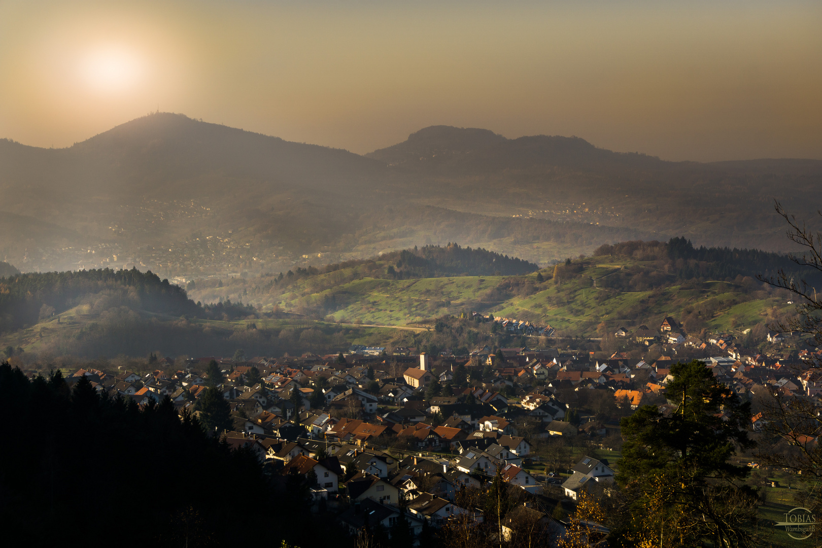 Blick auf Loffenau