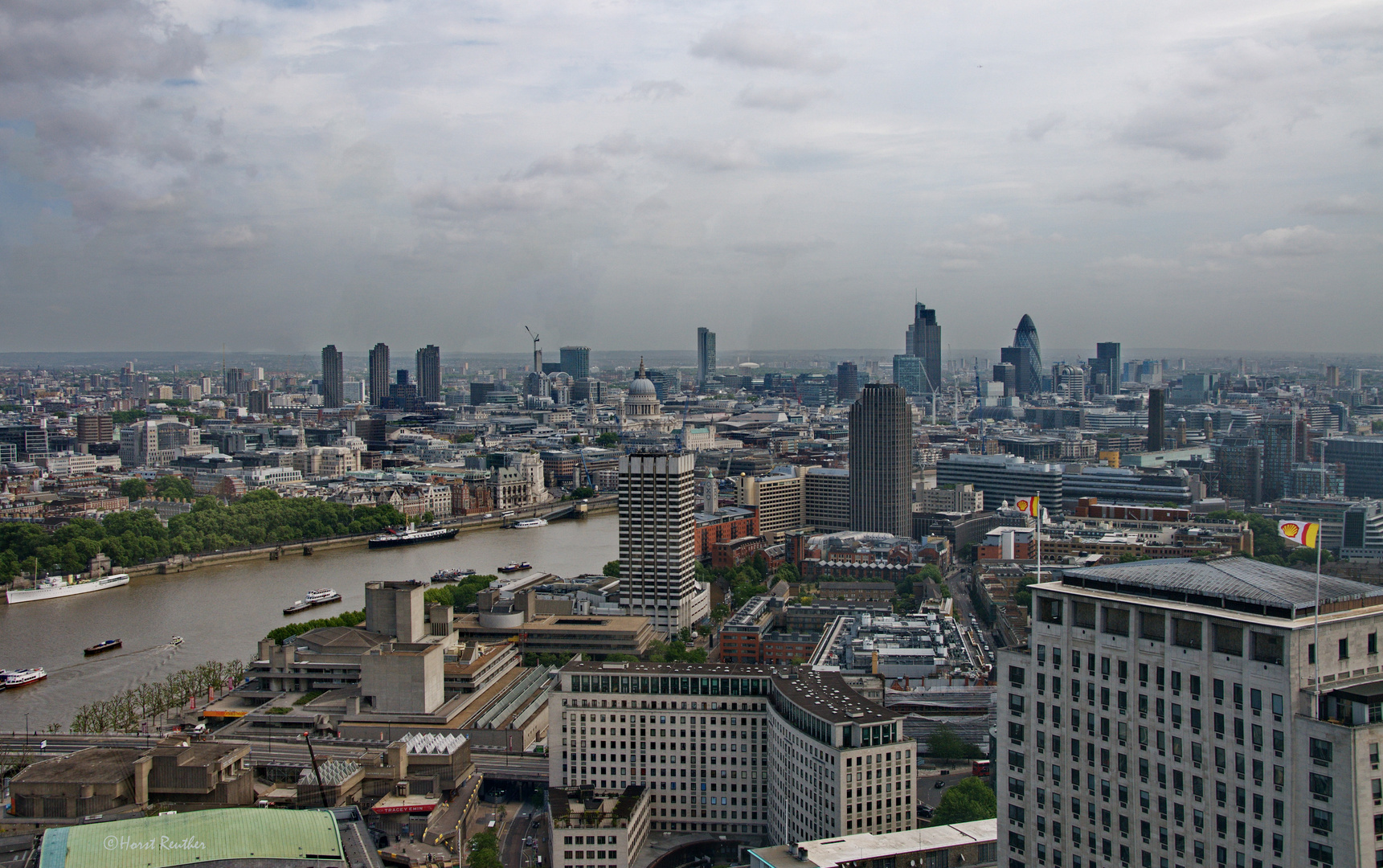 Blick auf London