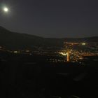 Blick auf Los Llanos bei Vollmond