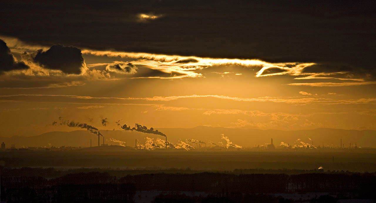 Blick auf Ludwigshafen