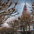 Blick auf Ludwigstrasse und Dom - Mainz Januar 2023