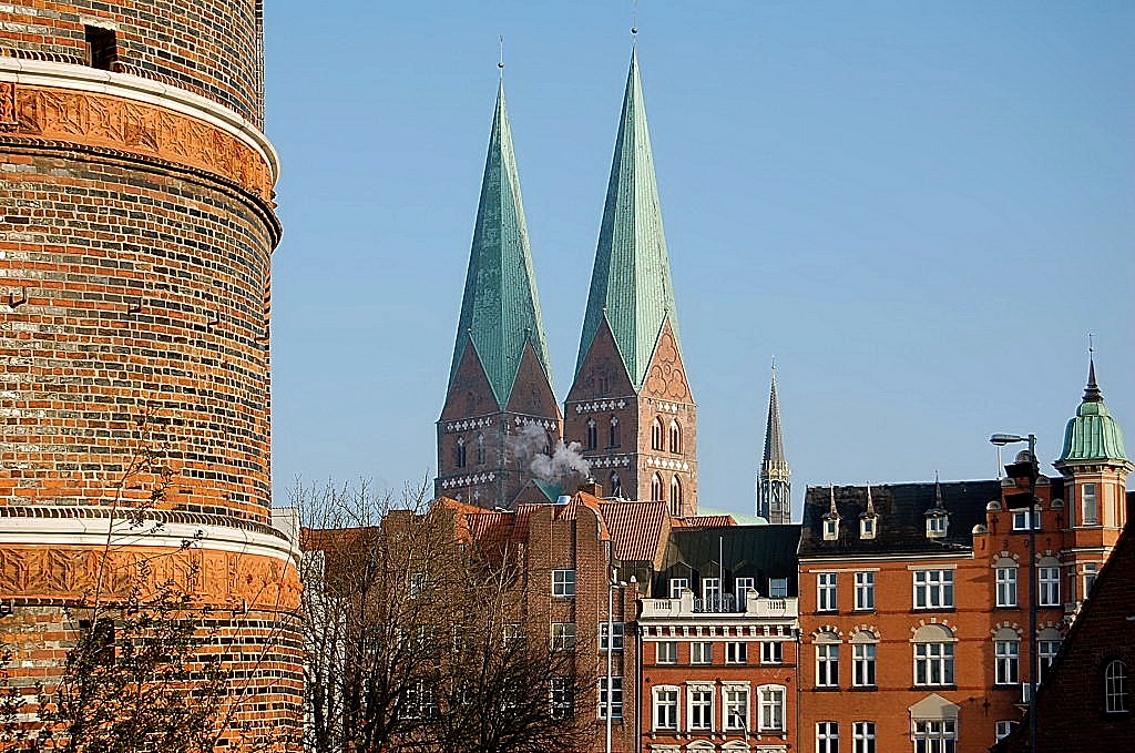 Blick auf Lübeck