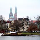 Blick auf Lübeck