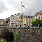 Blick auf Luxemburg Stadt von der Altstadt aus