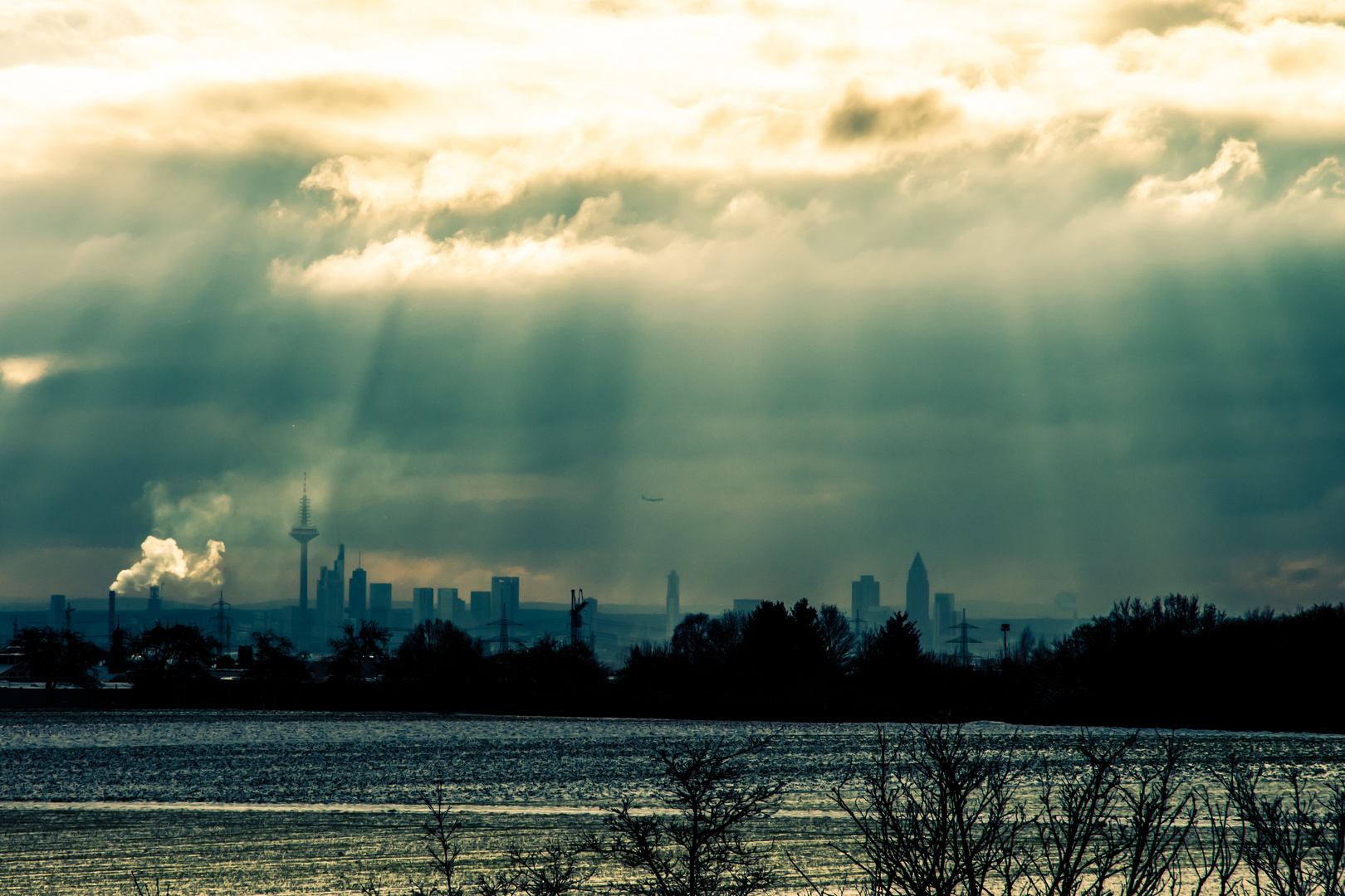 Blick auf Mainhatten