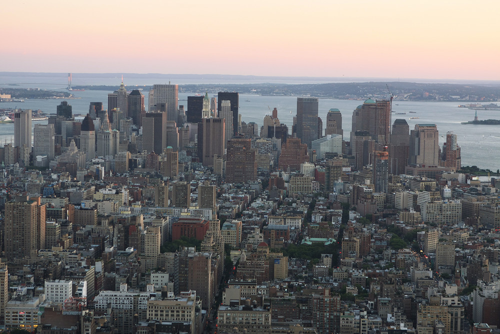 Blick auf Manhattan