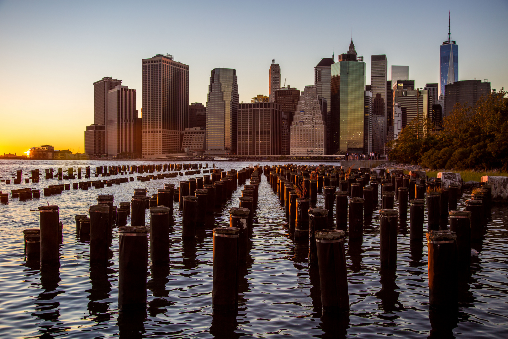 Blick auf Manhattan