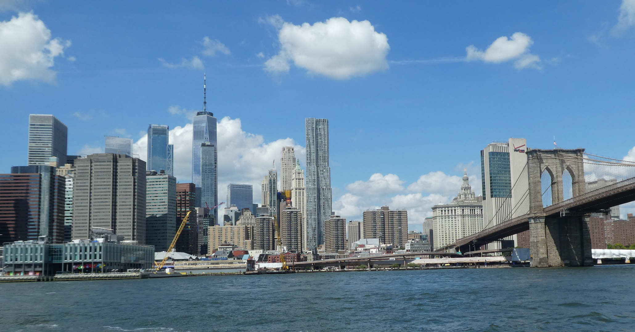 Blick auf Manhattan von Brooklyn Foto & Bild north america, united