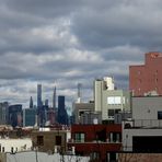 Blick auf Manhattan von Brooklyn aus