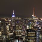 Blick auf Manhatten bei Nacht 