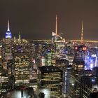 Blick auf Manhatten bei Nacht 