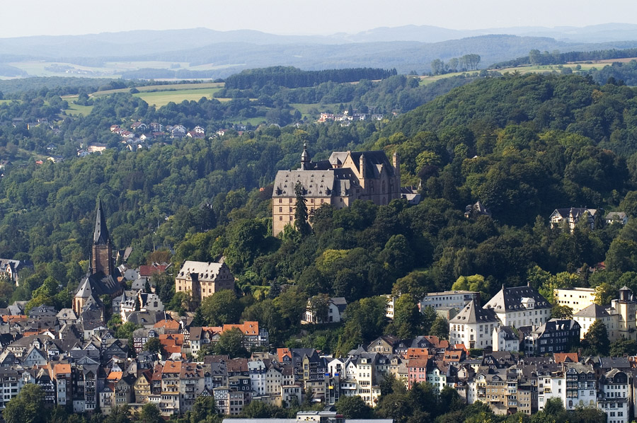 Blick auf Marburg