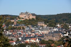 Blick auf Marburg