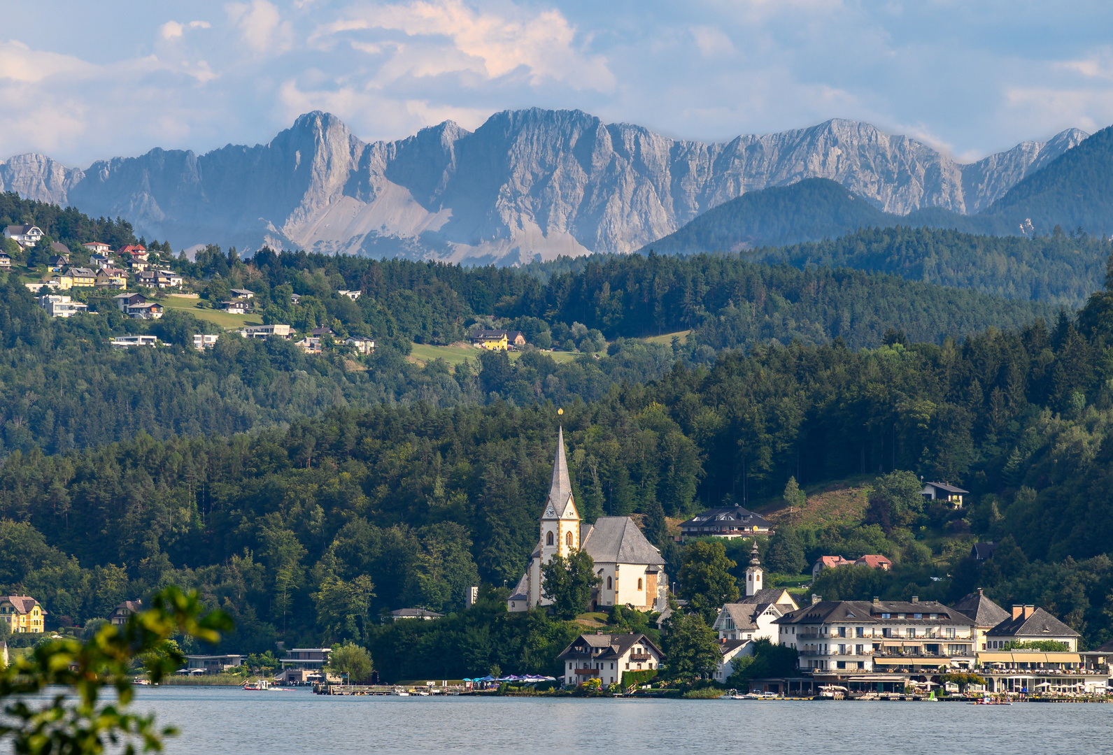 Blick auf Maria Wörth