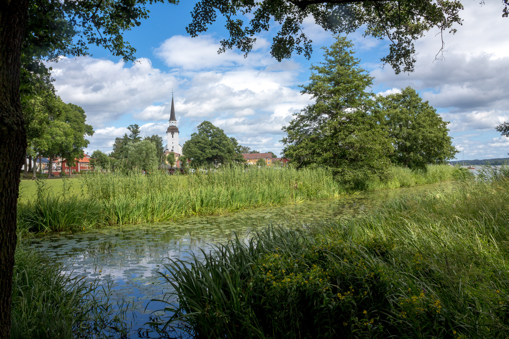 Blick auf Mariefred