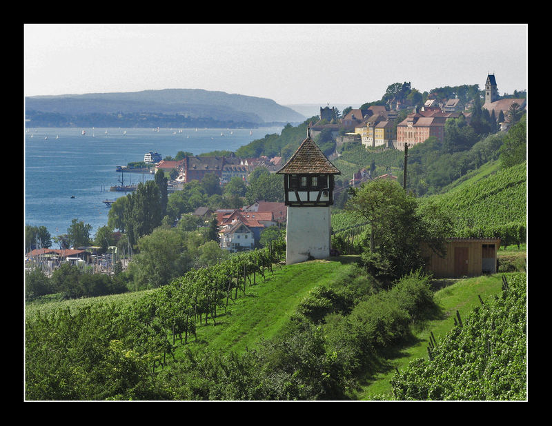 Blick auf Meersburg