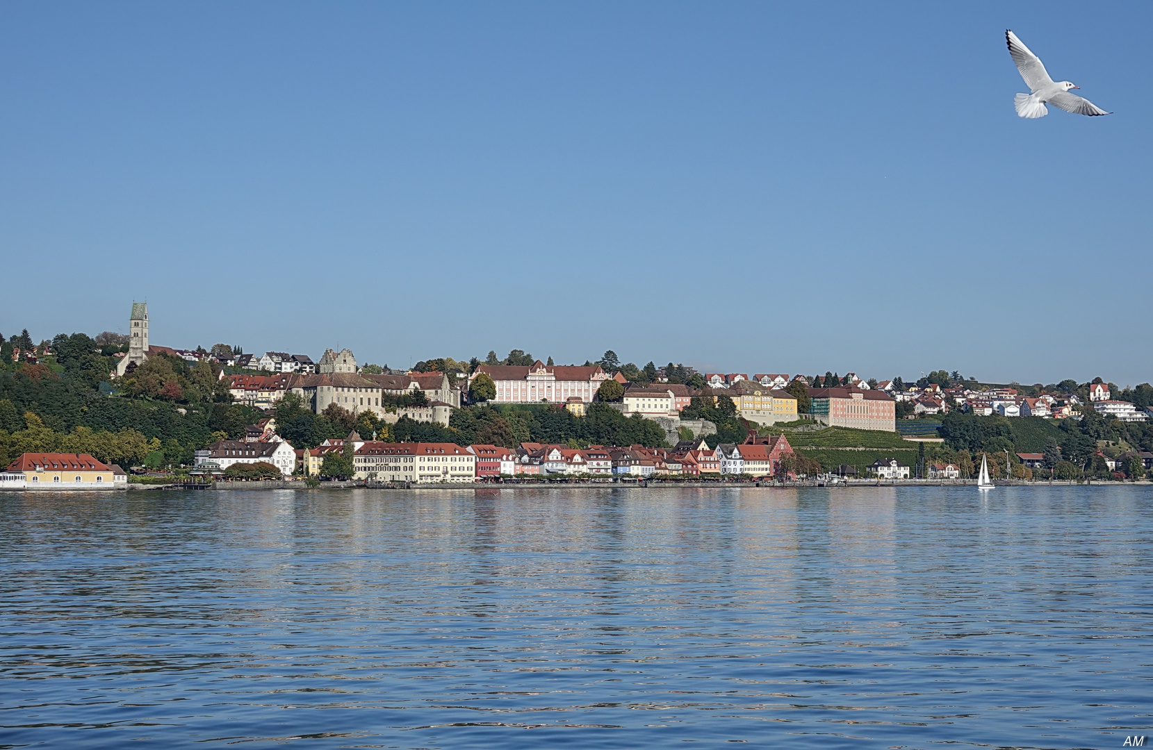 Blick auf Meersburg