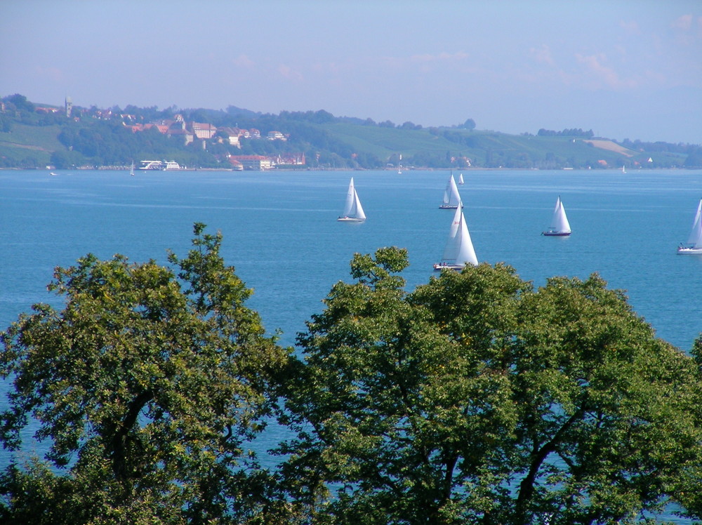 Blick auf Meersburg