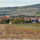 Blick auf mein Dorf im Herbst (vista a mi pueblo en otoño)