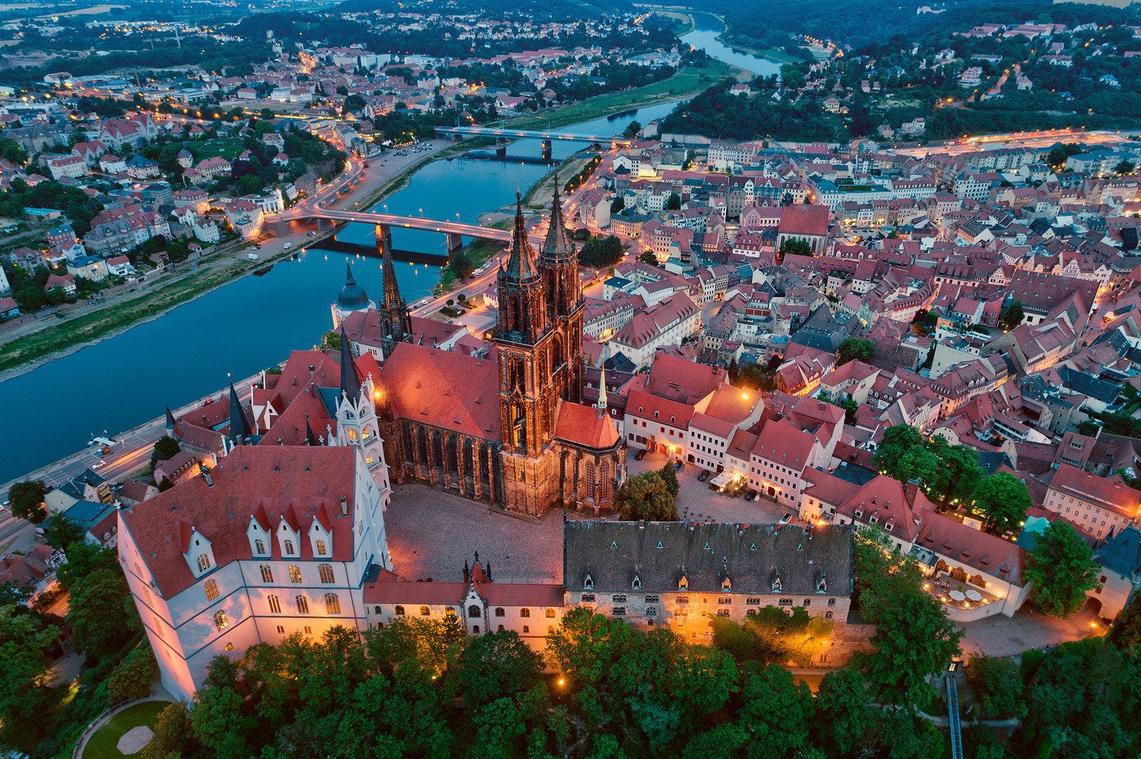 Blick auf Meißen 