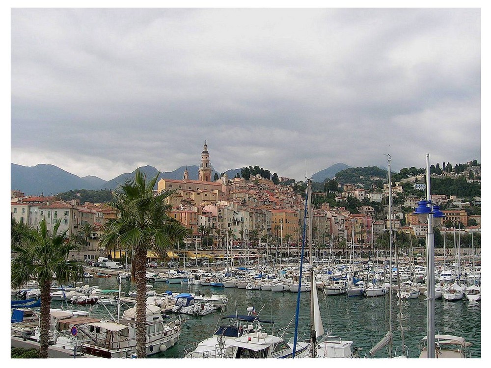 Blick auf Menton