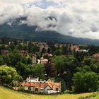 Blick auf Meran nach dem Regen