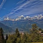 Blick auf Meran und die Texel-Gruppe