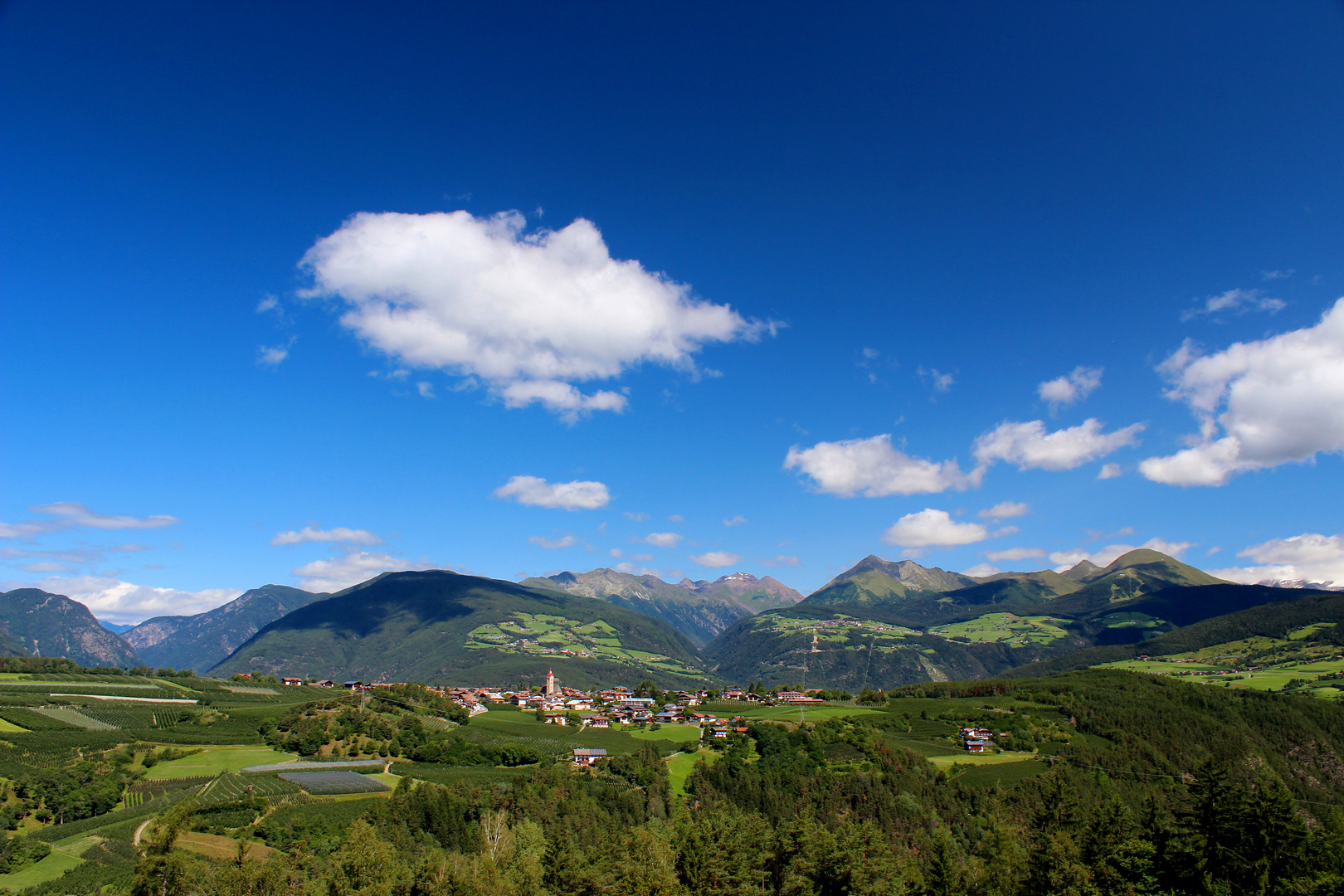 Blick auf Meransen