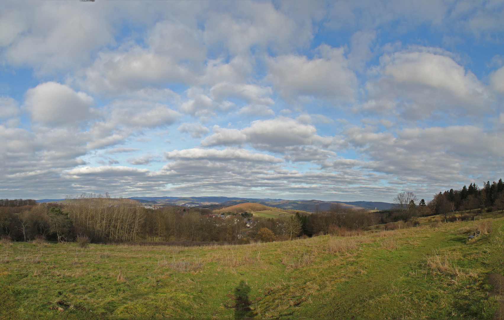 Blick auf Merkenbach von Schönbach aus