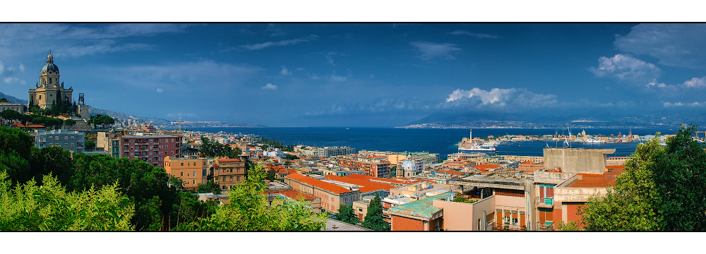 Blick auf Messina