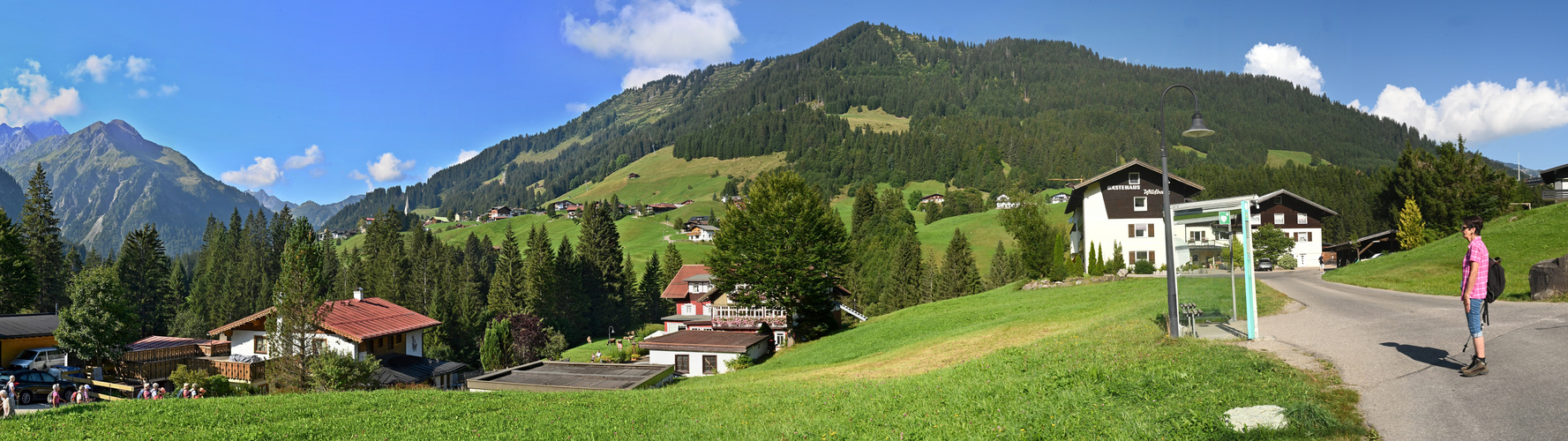 Blick auf Mittelberg