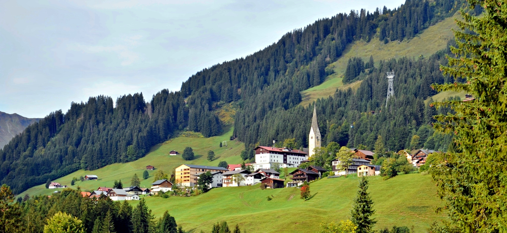 Blick auf Mittelberg