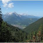 Blick auf Mittenwald