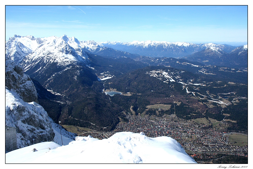 Blick auf Mittenwald