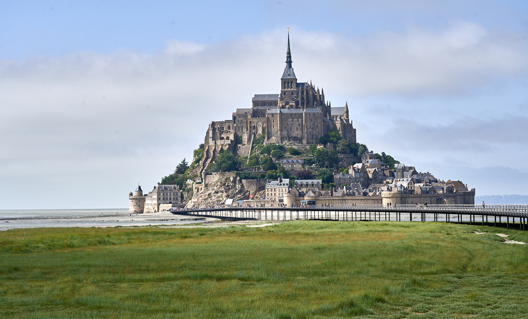 Blick auf Mont Saint Michel