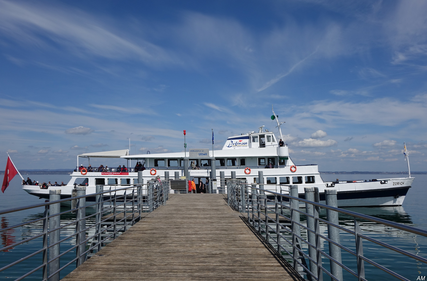 Blick auf MS Zürich