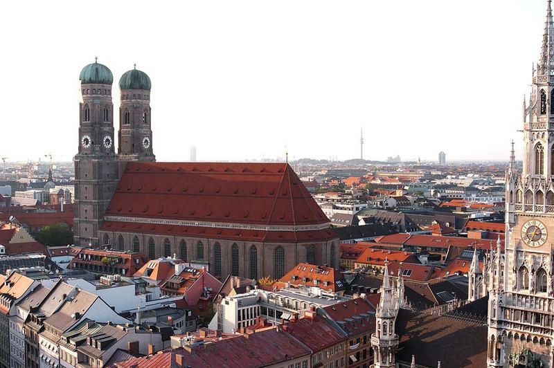 Blick auf München und Frauenkirche