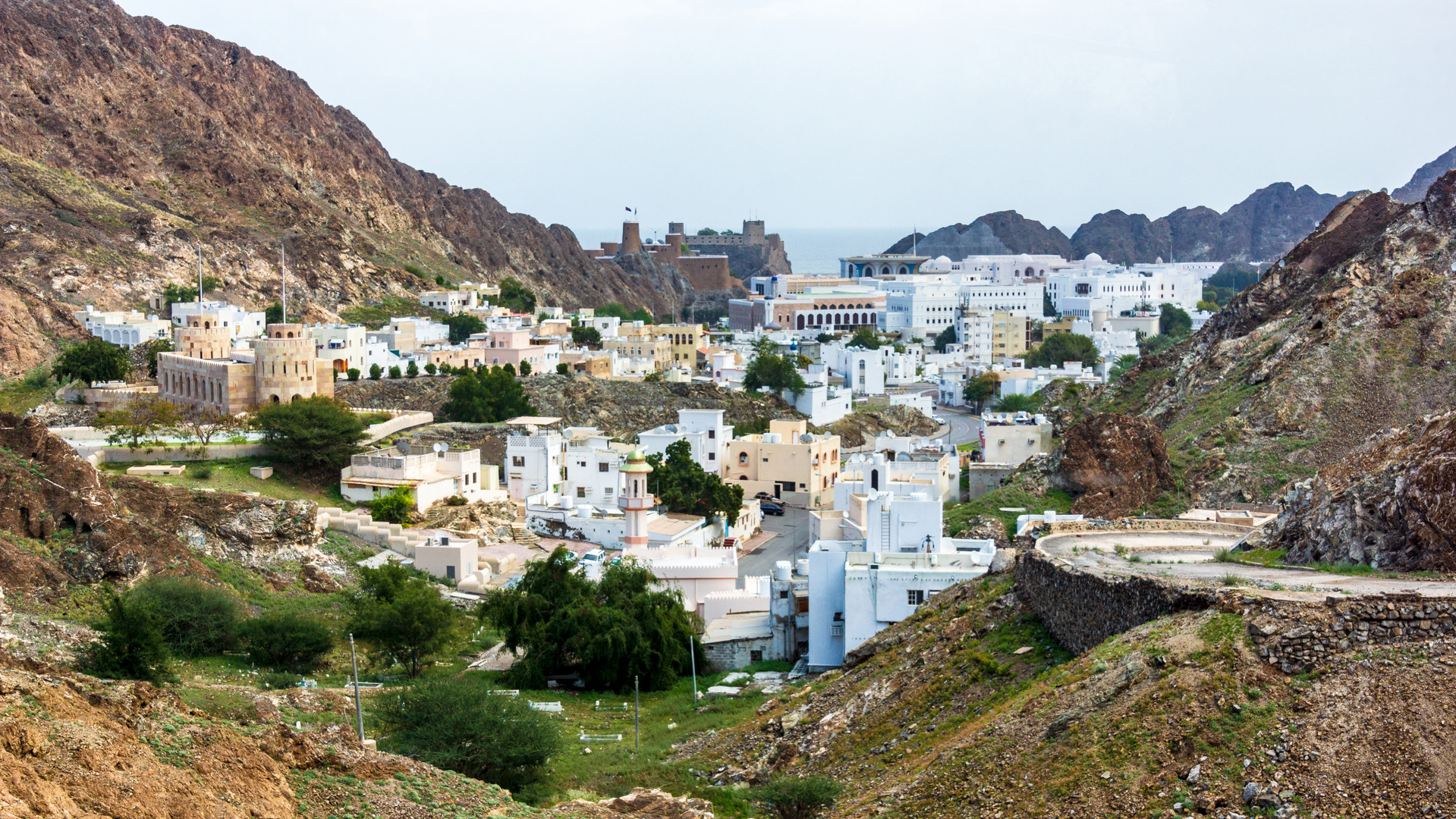 Blick auf Muscat - Oman Foto & Bild | asia, middle east ...