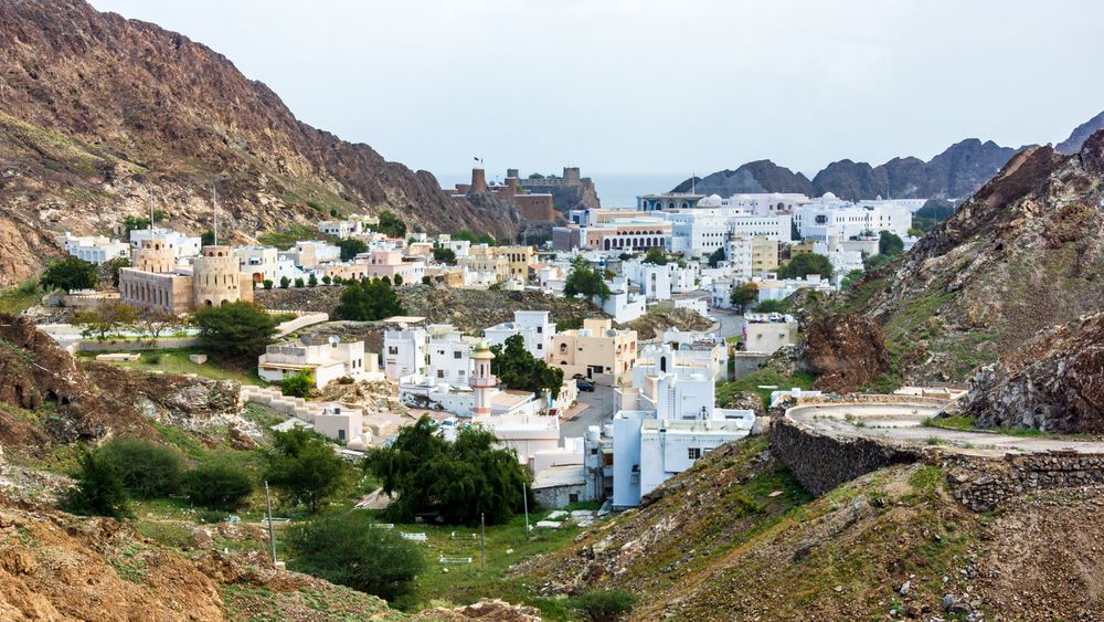 Blick auf Muscat - Oman