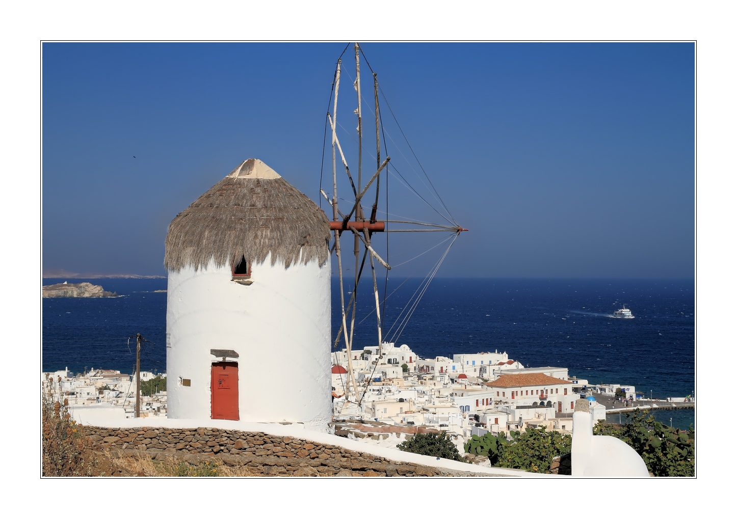 Blick auf Mykonos