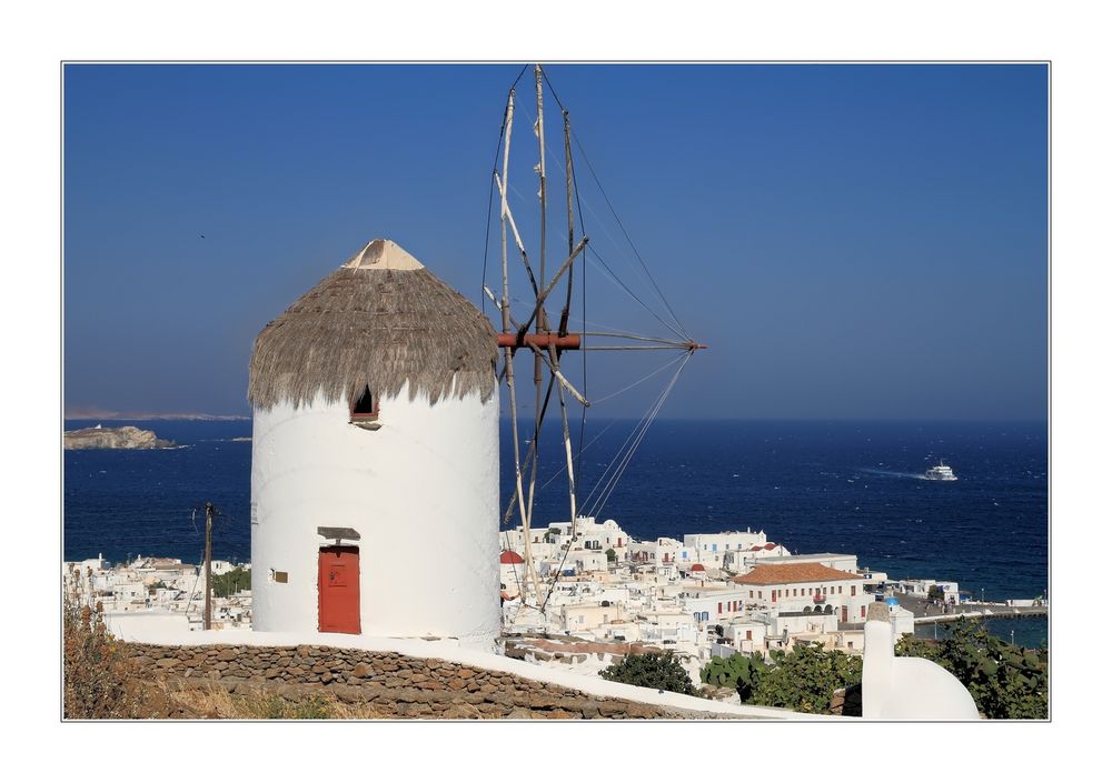 Blick auf Mykonos