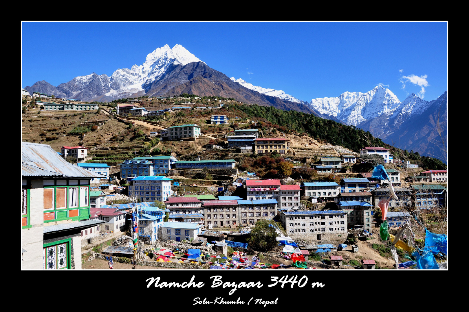 Blick auf Namche