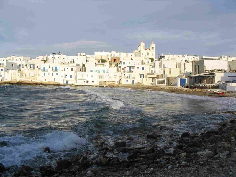 Blick auf Naoussa auf Paros